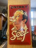 Oud reclame bord van Steef bier, Ophalen of Verzenden, Reclamebord, Plaat of Schild, Overige merken