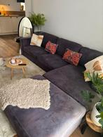 Mooie hoekbank van Suède, Huis en Inrichting, Ophalen, Gebruikt, Stof, Hoekbank