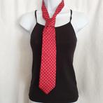 Mooie rode stropdas, stippen. Merk Michaelis, ., Ophalen of Verzenden, Zo goed als nieuw, .