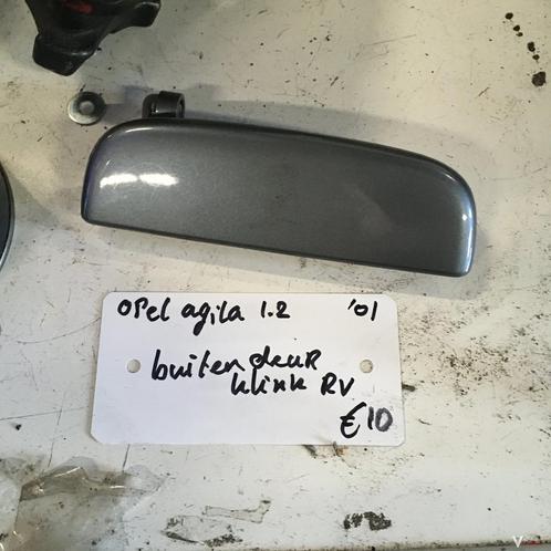Opel Agila 1.2 2001  Greep Rechtsvoor, Auto-onderdelen, Carrosserie en Plaatwerk, Deur, Gebruikt, Ophalen of Verzenden