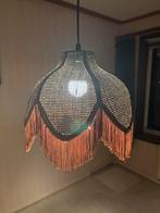 Vintage Hanglamp met Franjes, Ophalen of Verzenden, Gebruikt, Stof, Minder dan 50 cm