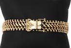 Antiek 14K gouden armband Holland ca 1900, Ophalen, Goud, Armband