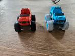 2 metalen monstertrucks van blaze, Ophalen of Verzenden, Gebruikt