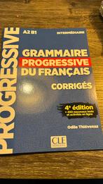 Correctie van grammaire progressive, Boeken, Ophalen of Verzenden, Zo goed als nieuw