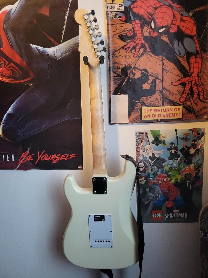 elektrisch gitaar met versterker, Muziek en Instrumenten, Snaarinstrumenten | Gitaren | Elektrisch, Nieuw, Solid body, Overige merken