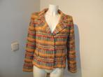 Max Mara vintage blazer kleurrijke print felle kleuren D42, Overige kleuren, Verzenden, Zo goed als nieuw, Jasje