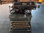 Vintage Royal Typemachine - Zwart met Gouden Details, Ophalen of Verzenden
