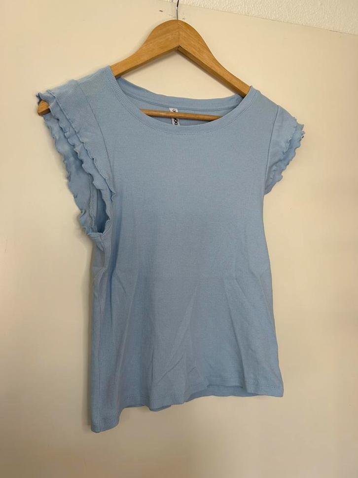 Dames hemdje merk Page One maat M zgan, Kleding | Dames, T-shirts, Zo goed als nieuw, Maat 38/40 (M), Blauw, Zonder mouw, Ophalen of Verzenden