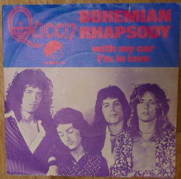 45 toeren single   QUEEN   bohemian rhapsody    (14) beschikbaar voor biedingen