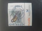 Koolmees met tabs Vogelbescherming, Postzegels en Munten, Postzegels | Nederland, Ophalen of Verzenden, Na 1940, Gestempeld