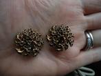 mooie bronzen oorclips rendiermos van hannu ikonen, Ophalen of Verzenden, Gebruikt, Overige materialen