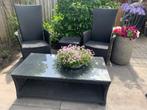 Tuinset, Tuin en Terras, Gebruikt, Wicker, Hocker, Tuinset