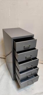 Metalen ladekastje / archiefkastje op wielen hobbykastje, Huis en Inrichting, Ophalen, Minder dan 50 cm, Gebruikt, Nvt