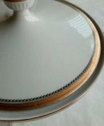 Kronester Bavaria Petra witte terrine schaal gouden biesjes, Ophalen of Verzenden