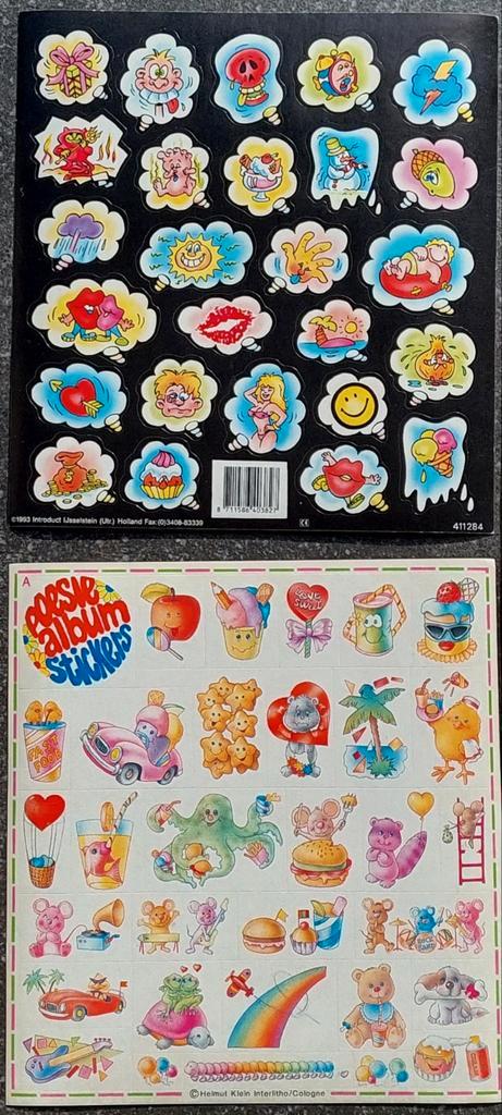 100en stickervellen uit de jaren 90 ongebruikt ad. 2/3, Verzamelen, Stickers, Nieuw, Ophalen of Verzenden