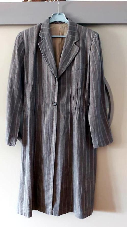 knappe linnen zomerjas, L, Kleding | Dames, Jassen | Zomer, Zo goed als nieuw, Maat 42/44 (L), Beige, Ophalen of Verzenden