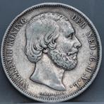 Zilveren rijksdaalder 1869 - 2 1/2 gulden 1869 -  Willem 3, Koning Willem III, Verzenden, Zilver, Losse munt