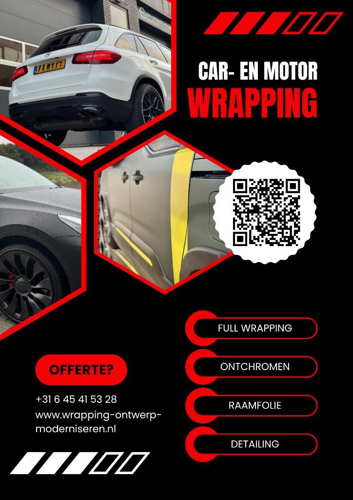 Carwrap | Keukenwrap | Ontchromen | Belettering | PPF, Auto diversen, Tuning en Styling, Ophalen