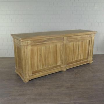 22860 Toonbank, verkoopbalie massief teakhout beschikbaar voor biedingen