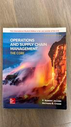 Operation and supply chain management, Boeken, F. Robert Jacob’s and Richard B. Chase, Ophalen of Verzenden, Zo goed als nieuw