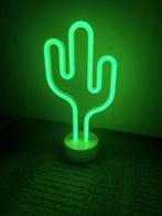 COWBOY CACTUS GREEN HOME PROJECT LAMP NEON VENSTERBANK RETRO, Ophalen of Verzenden, Gebruikt