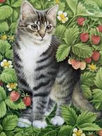 Stel mooie poezenbordjes uit Engeland van Lesley Anne Ivory., Ophalen of Verzenden