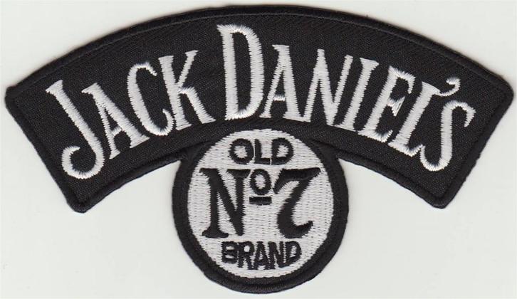 Jack Daniels stoffen opstrijk patch embleem #2, Verzamelen, Merken en Reclamevoorwerpen, Nieuw, Overige typen, Verzenden