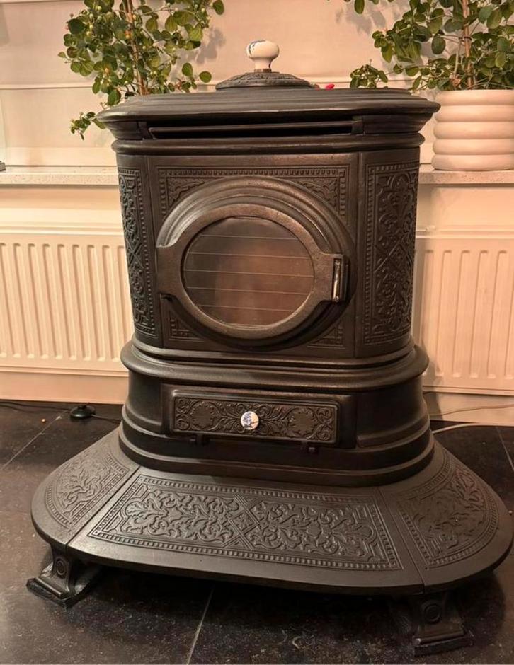 Antieke stoof, Faber, antieke kachel, Huis en Inrichting, Kachels, Gebruikt, Vrijstaand, Gaskachel, Gas, Ophalen