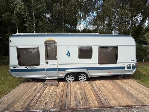 Fendt Topas 620 | mover | airco | toilet | douche, Caravans en Kamperen, Caravans, Particulier, tot en met 4, 1250 - 1500 kg, Rondzit