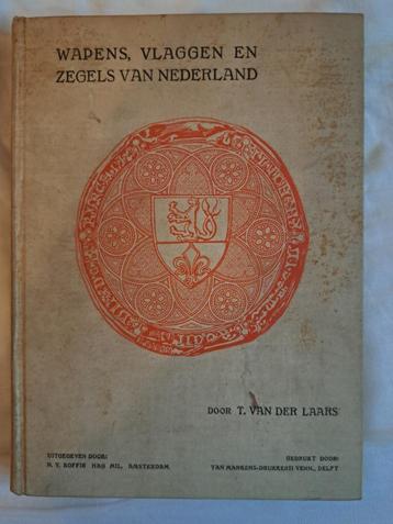 Boek "Wapens, vlaggen en zegels van Nederland", 1913 beschikbaar voor biedingen