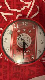Ajax klok, Huis en Inrichting, Woonaccessoires | Klokken, Ophalen of Verzenden, Zo goed als nieuw, Wandklok