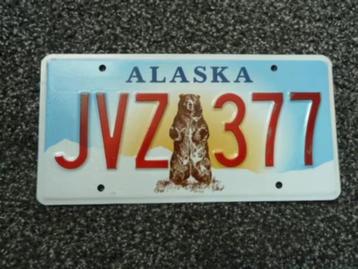Kentekenplaat licenseplate Alaska Kodiak Bear 1 USA beschikbaar voor biedingen