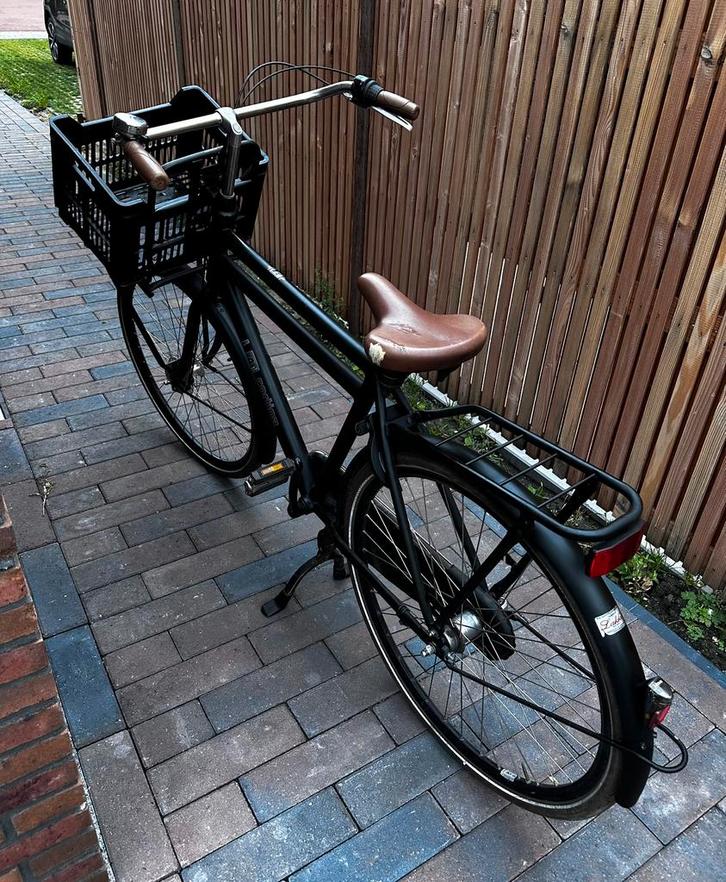 Cortina U4 28 inch heren transportfiets met kratje, Fietsen en Brommers, Fietsen | Heren | Herenfietsen, Zo goed als nieuw, Overige merken