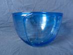 Kosta Boda blauw glazen kom ontw. Bertil Vallien Colour Acc, Antiek en Kunst, Ophalen of Verzenden