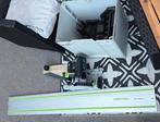Festool TSC 55 5,0 KEBI Plus XL FS Accu Invalcirkelzaag 18V, Invalzaag, 70 mm of meer, Ophalen of Verzenden, Zo goed als nieuw