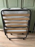 Opklapbed / Vouwbed - Weinig Gebruikt, Ophalen, Eenpersoons, Zwart, 190 cm of minder