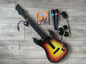 Playstation 3 Les Paul Red Octane Guitar hero Gitaar Set PS3 beschikbaar voor biedingen