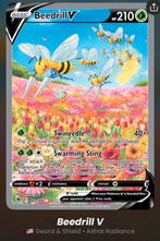 Pokémon Kaart - Beedrill V - Astral Radiance, Ophalen of Verzenden, Zo goed als nieuw, Losse kaart