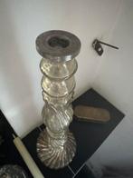 Prachtige zilverglas kandelaars, Ophalen of Verzenden, Zo goed als nieuw