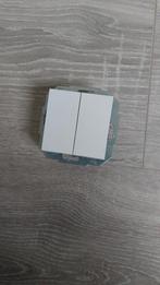 Dubbele serie schakelaar wit - Kopp Athenis, Ophalen of Verzenden, Nieuw, Schakelaar