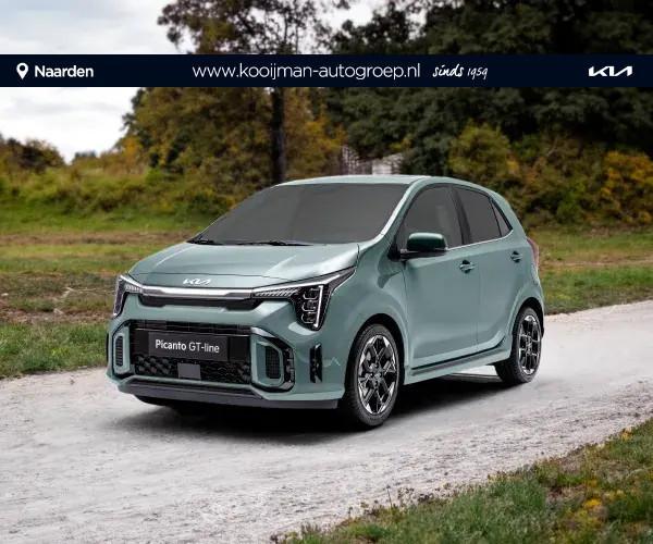 Kia Picanto 1.0 DPi GT-Line KIA PICANTO GT-LINE 5 ZITS/ NIEU, Auto's, Kia, Bedrijf, Te koop, Picanto, ABS, Achteruitrijcamera