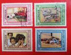 Jordanië 1983, 4 pzs massacre, Postzegels en Munten, Postzegels | Azië, Midden-Oosten, Verzenden, Gestempeld