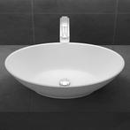 Waskom, wasbak, wastafel, opzetwastafel, wit, C-807, matwit, Verzenden, Nieuw, Wastafel