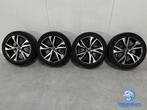 Originele Volvo S60 V60 5-Double Spoke Matt Black Diamond Cu, Auto-onderdelen, Banden en Velgen, 18 inch, Gebruikt, Banden en Velgen