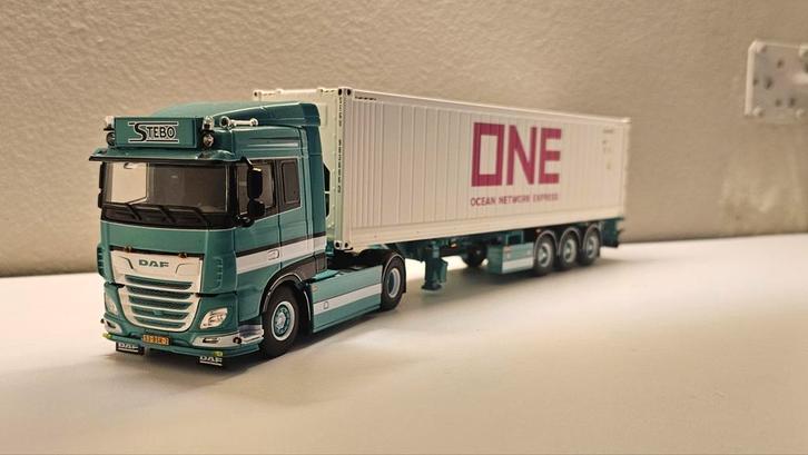 Wsi Daf Stebo, Hobby en Vrije tijd, Modelauto's | 1:50, Zo goed als nieuw, Bus of Vrachtwagen, Wsi, Ophalen of Verzenden