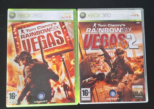 Tom Clancy’s Rainbow Six Vegas 1 & 2 – Xbox 360, Spelcomputers en Games, Games | Xbox 360, Zo goed als nieuw, Shooter, 1 speler