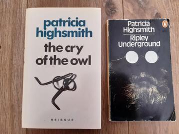 English Book Patricia Highsmith, Ripley Underground Cry Owl beschikbaar voor biedingen