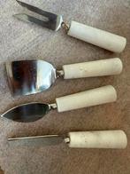 Kaasmes Set met Marmeren Handvatten, Antiek en Kunst, Ophalen of Verzenden