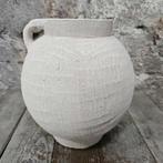 Sobere Witte Aardewerk Kruik 'Pors', Ophalen of Verzenden