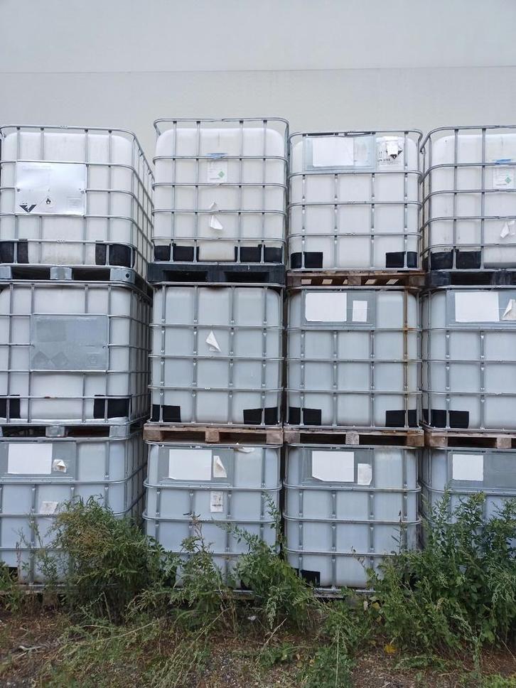 IBC Tank - 1000 Liter, Tuin en Terras, Regentonnen, Metaal, 150 liter of meer, Met kraantje, Ophalen of Verzenden